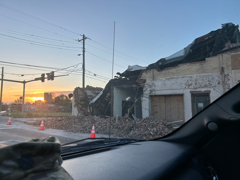 Hurricane Helene Destruction in Valdosta, GA