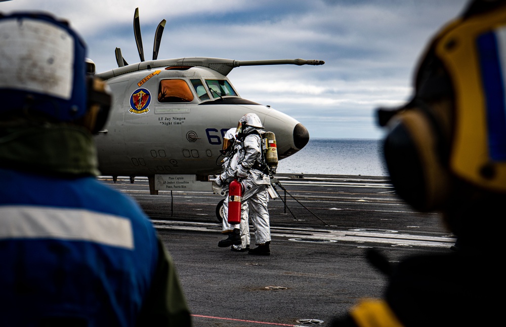 Nimitz Sailors Participate in a Mass Casualty Drill