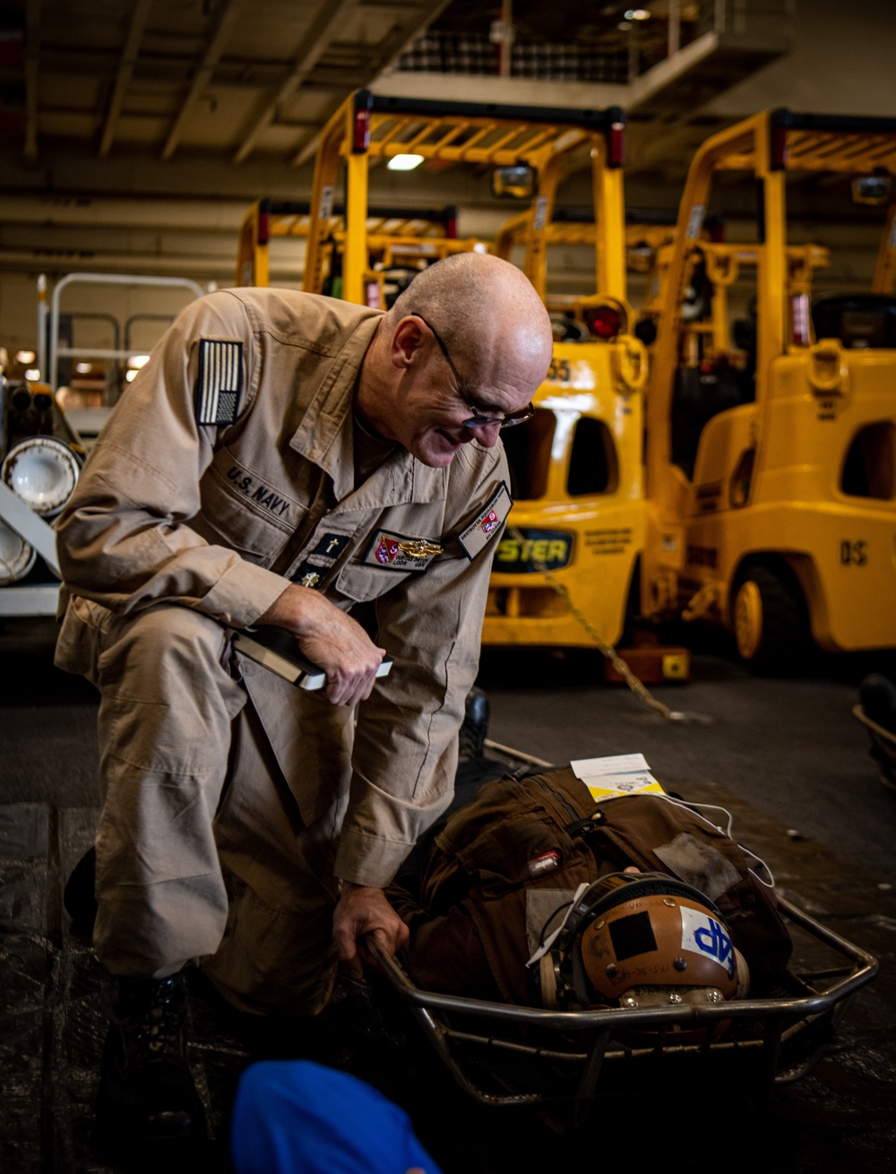 Nimitz Sailors Participate in a Mass Casualty Drill