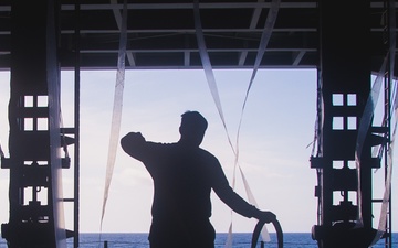 USS Ronald Reagan (CVN 76) Sailors test damage control equipment