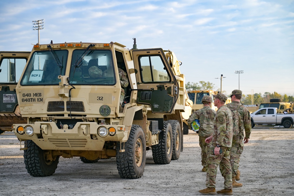 Georgia National Guard conducts road clearance operations near Augusta