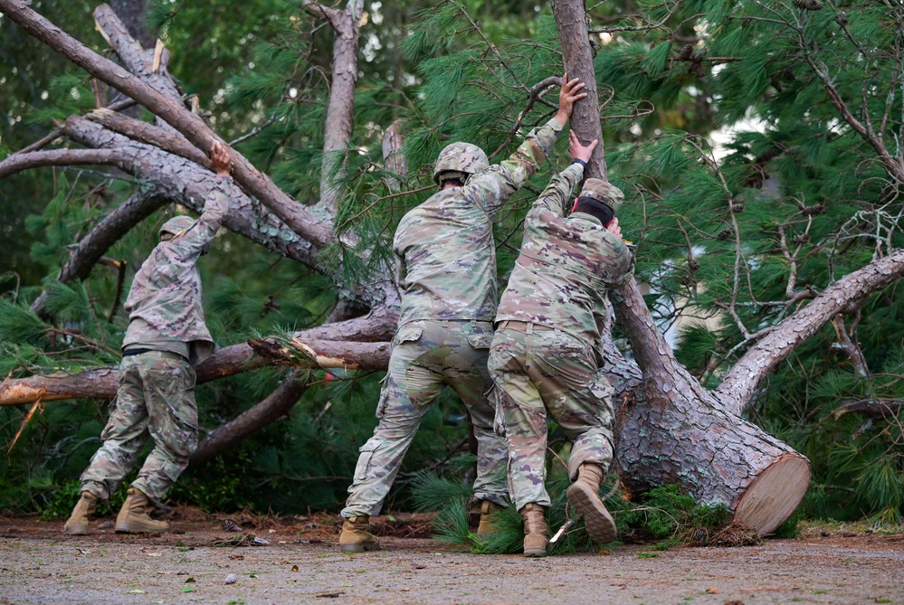 Georgia National Guard conducts road clearance operations in Augusta