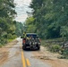 Georgia National Guard Soldiers conduct road clearing operations in Augusta