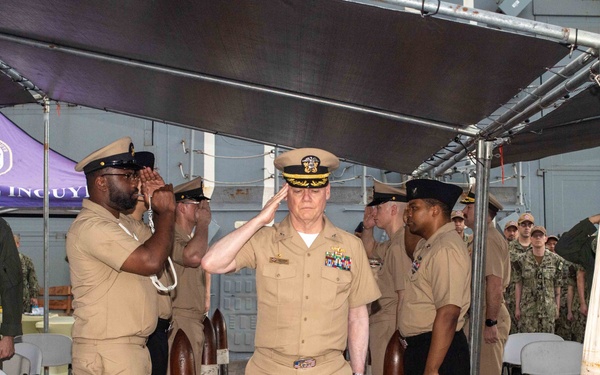 Change of Command ceremony