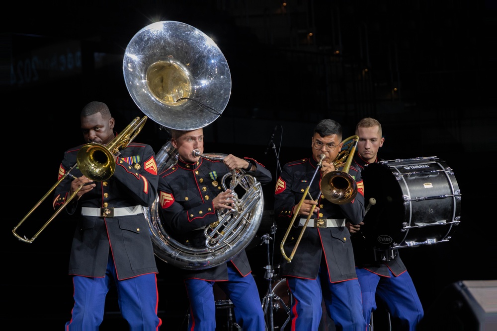 III Marine Expeditionary Force Band perform at the Japan-U.S. Music Exchange Joint Concert