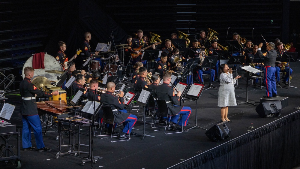 III Marine Expeditionary Force Band perform at the Japan-U.S. Music Exchange Joint Concert