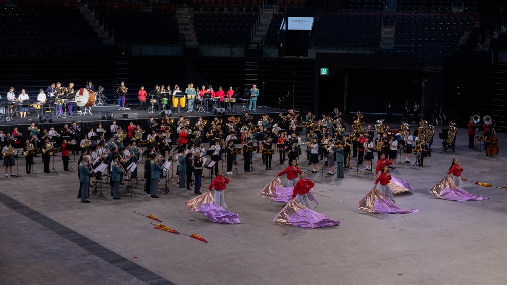 III Marine Expeditionary Force Band perform at the Japan-U.S. Music Exchange Joint Concert