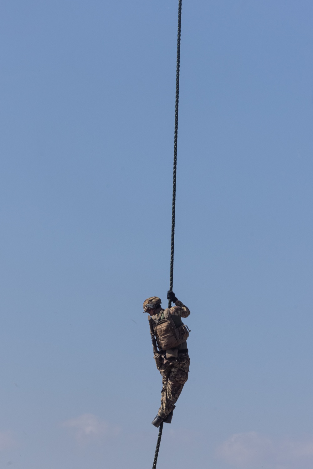 BLT 1/8, 24th MEU (SOC) Marines Conduct Fast Rope Operations with Italian Marines