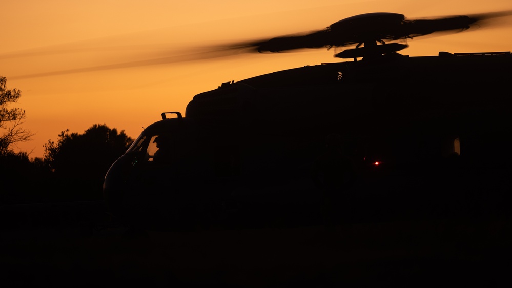 BLT 1/8, 24th MEU (SOC) Marines Conduct Fast Rope Operations with Italian Marines