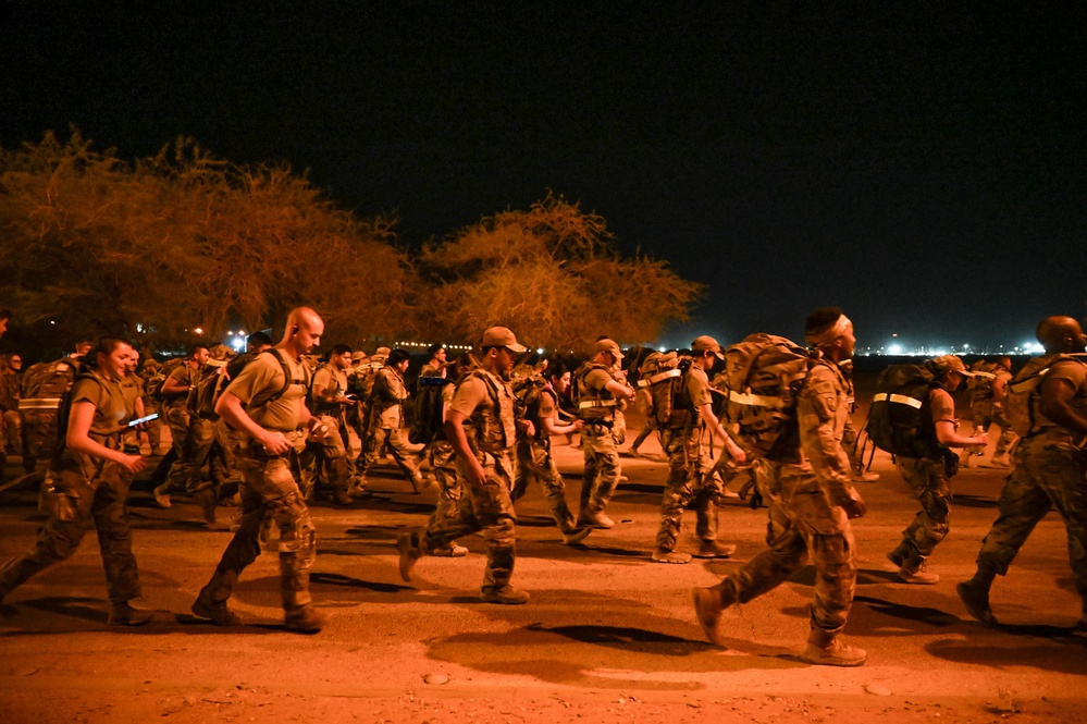 378 AEW rucks the Norwegian Foot March