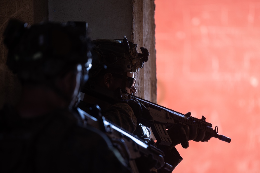 BLT 1/8, 24th MEU (SOC) Marines Conduct MOUT with Italian Marines