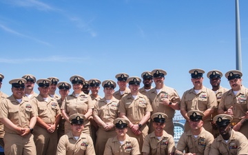 USS John S. McCain chief pinning ceremony