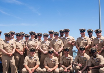 USS John S. McCain chief pinning ceremony