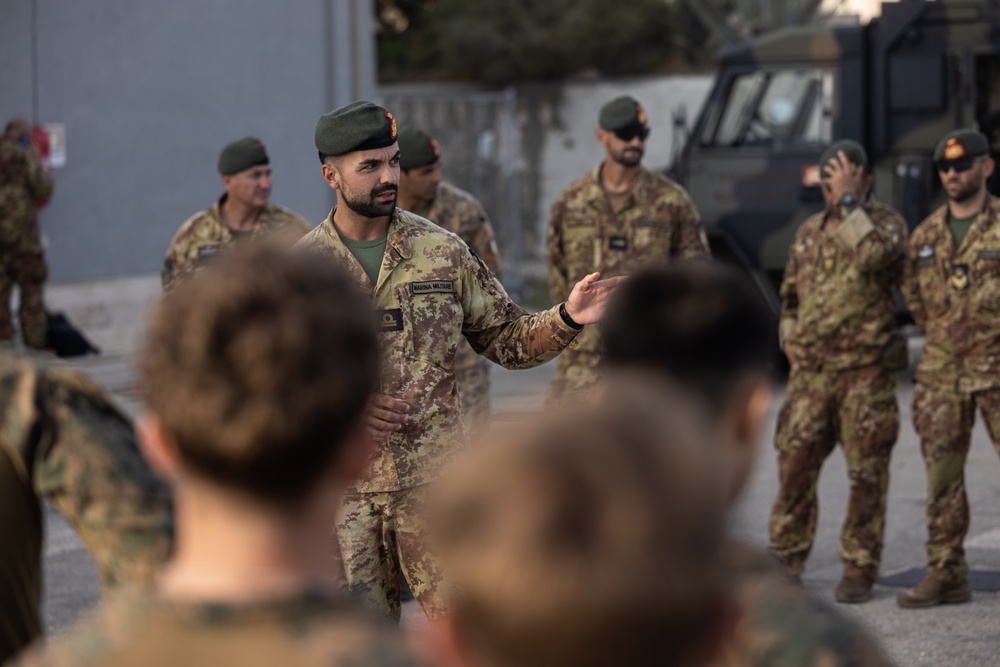 24th MEU (SOC) Demo Range Alongside Italian Marines with 1st San Marco Regiment