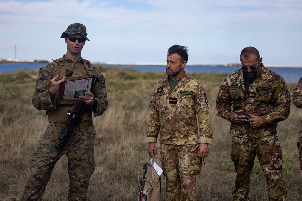 24th MEU (SOC) Demo Range Alongside Italian Marines with 1st San Marco Regiment