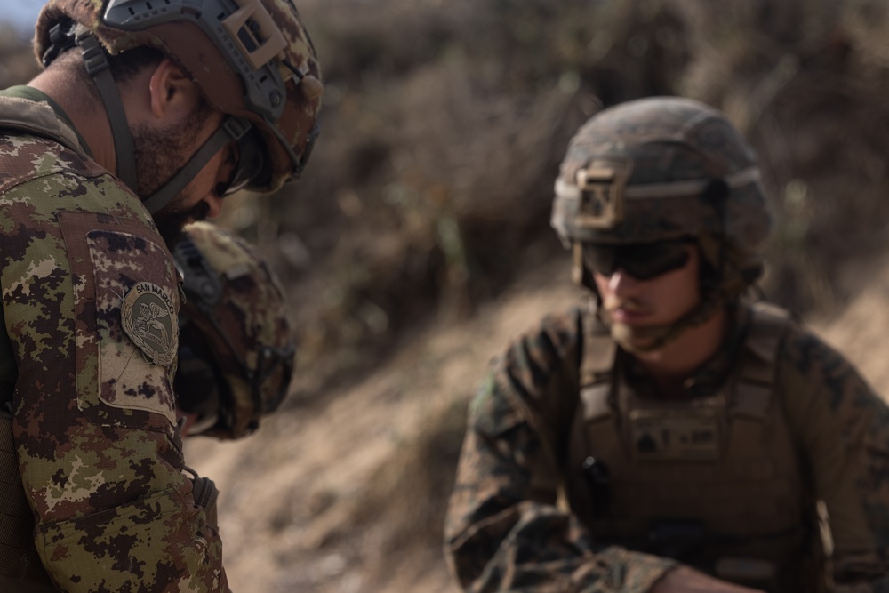 24th MEU (SOC) Demo Range Alongside Italian Marines with 1st San Marco Regiment