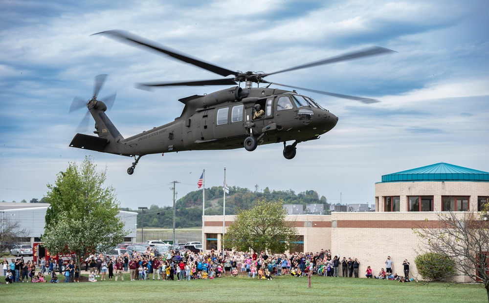 All-Female West Virginia National Guard Aircrew Supports Girls in Aviation Day