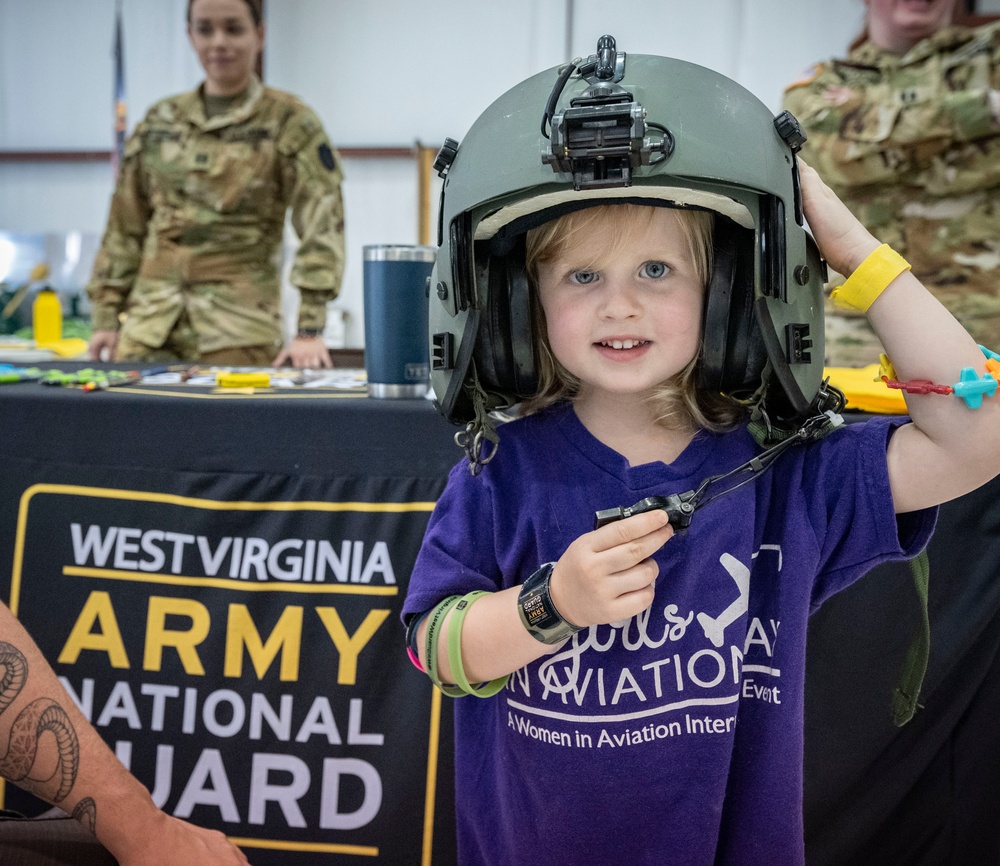 All-Female West Virginia National Guard Aircrew Supports Girls in Aviation Day