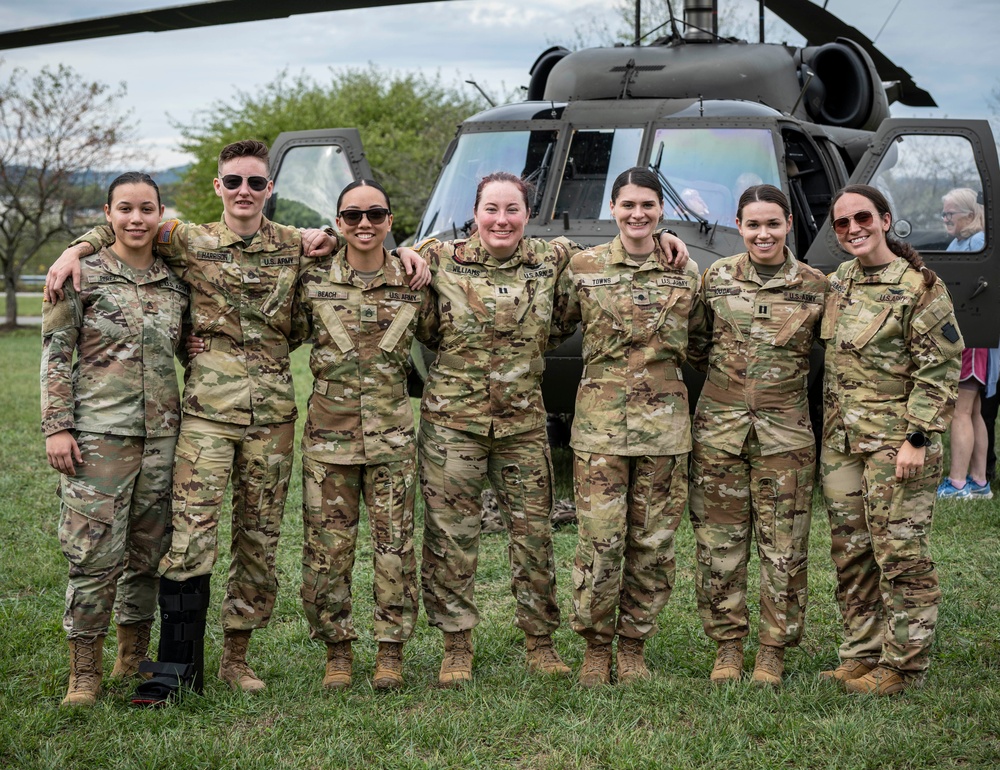 All-Female West Virginia National Guard Aircrew Supports Girls in Aviation Day