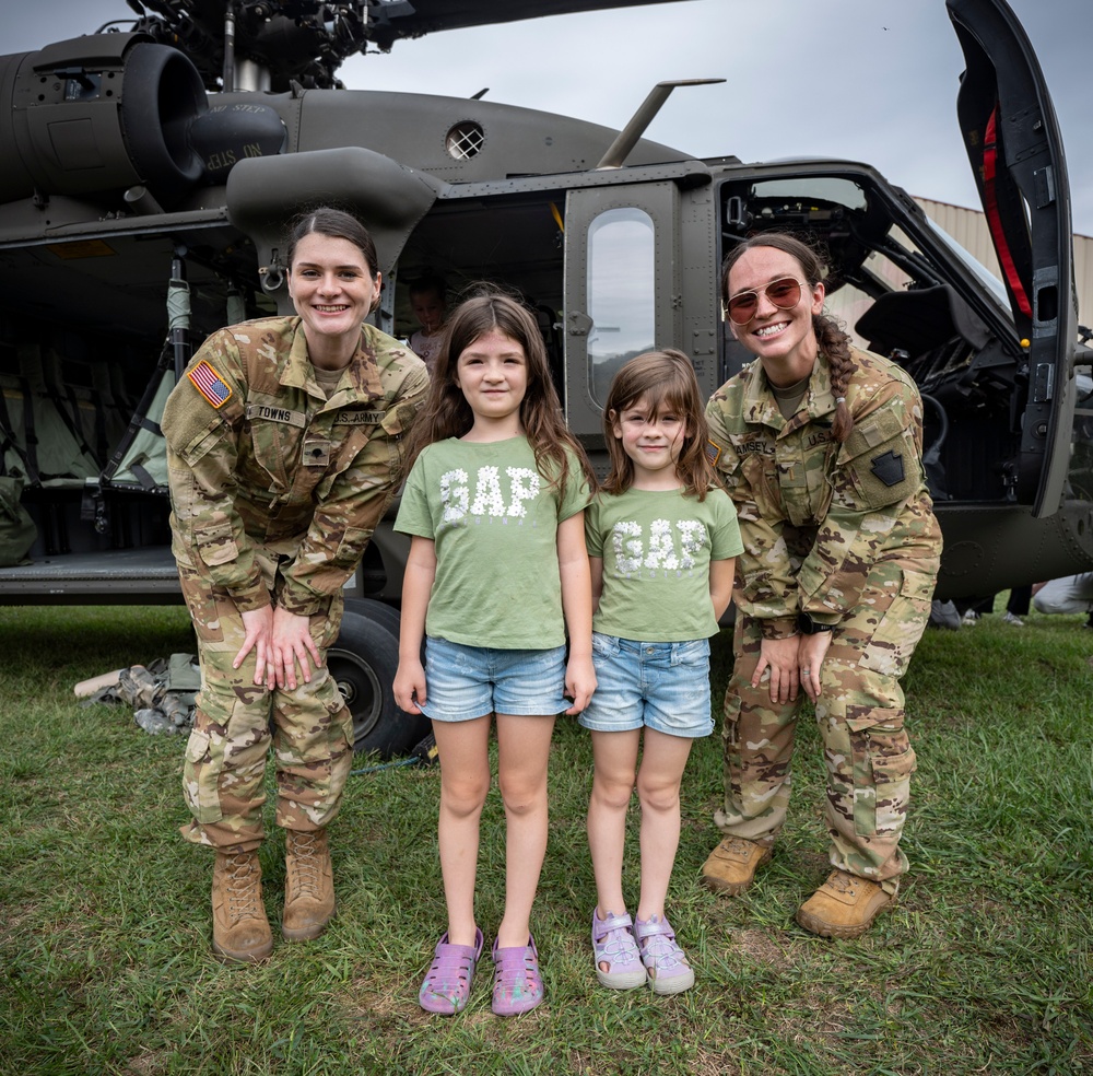 All-Female West Virginia National Guard Aircrew Supports Girls in Aviation Day