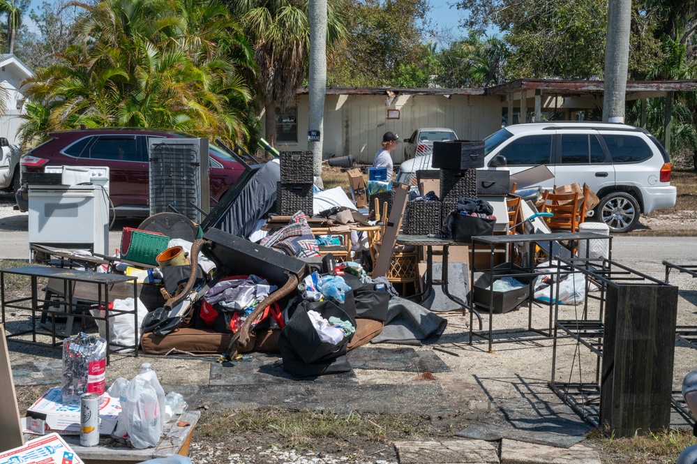 Damage from Hurricane Helene