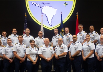 U.S. Southern Command Coast Guard reserve unit holds change of command