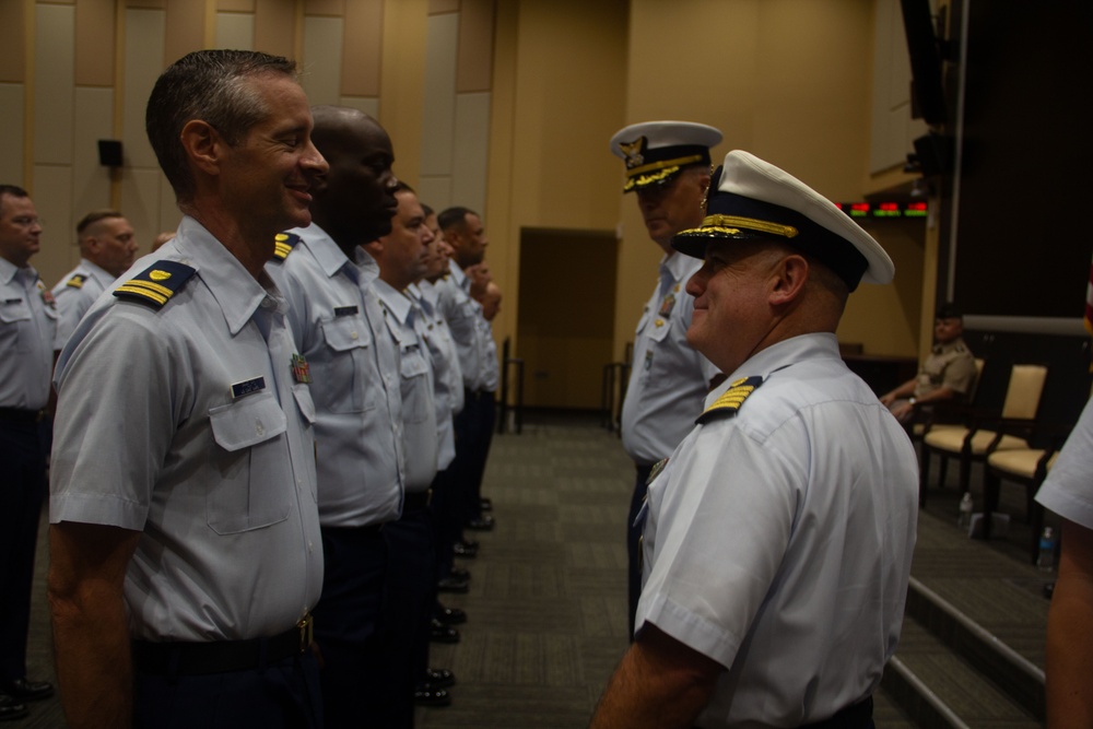 U.S. Southern Command Coast Guard reserve unit holds change of command