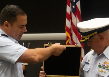 U.S. Southern Command Coast Guard reserve unit holds change of command