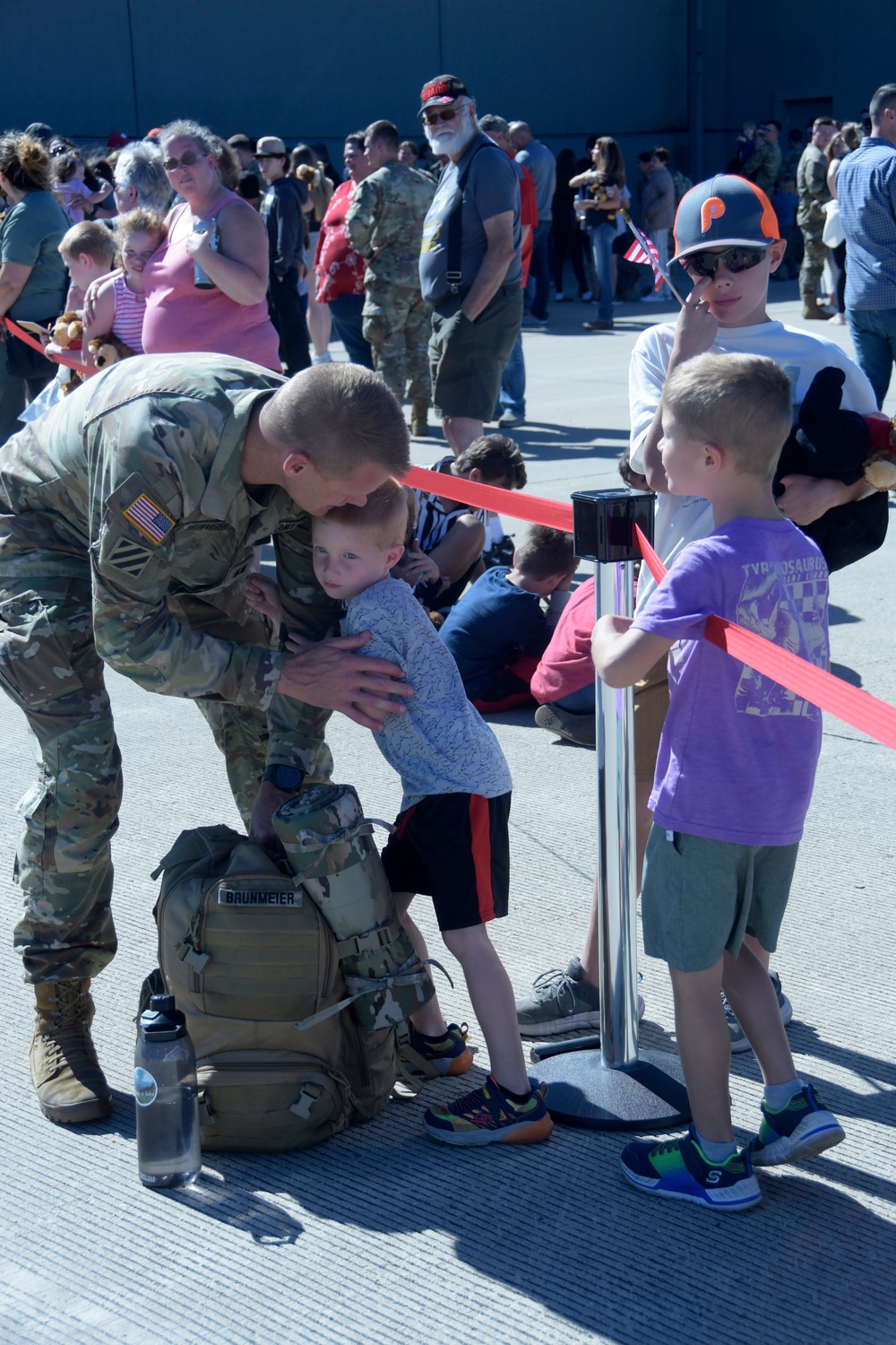 Sendoff ceremony for more than 300 Wisconsin National Guard Soldiers to U.S. Central and Africa Command