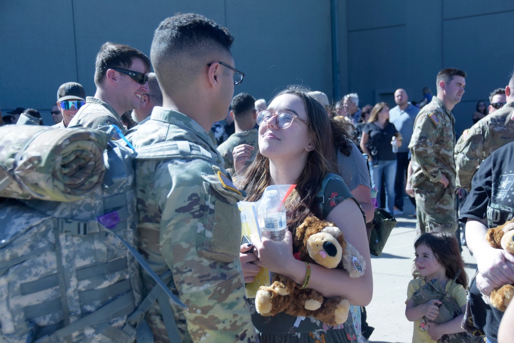 Sendoff ceremony for more than 300 Wisconsin National Guard Soldiers to U.S. Central and Africa Command