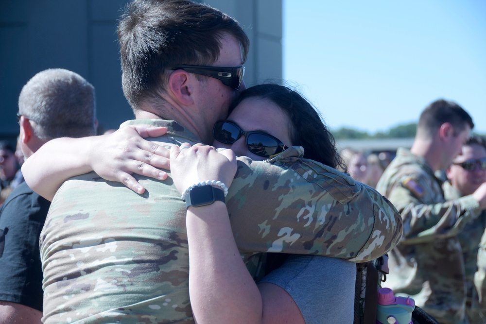 Sendoff ceremony for more than 300 Wisconsin National Guard Soldiers to U.S. Central and Africa Command