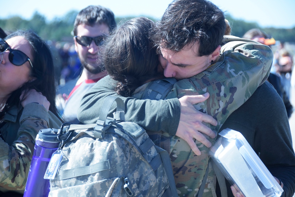 Sendoff ceremony for more than 300 Wisconsin National Guard Soldiers to U.S. Central and Africa Command