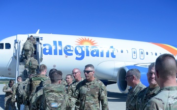 Sendoff ceremony for more than 300 Wisconsin National Guard Soldiers to U.S. Central and Africa Command