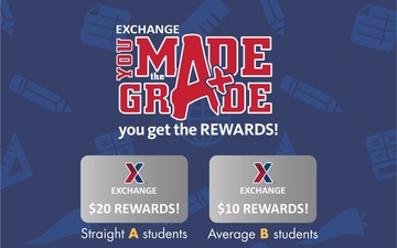 Make the Grade, Earn Rewards with the Exchange! You Made the Grade Program Returns for 2024-25 School Year