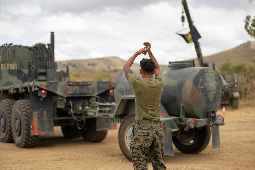 Truck Co. Marines compete in motor transportation field meet