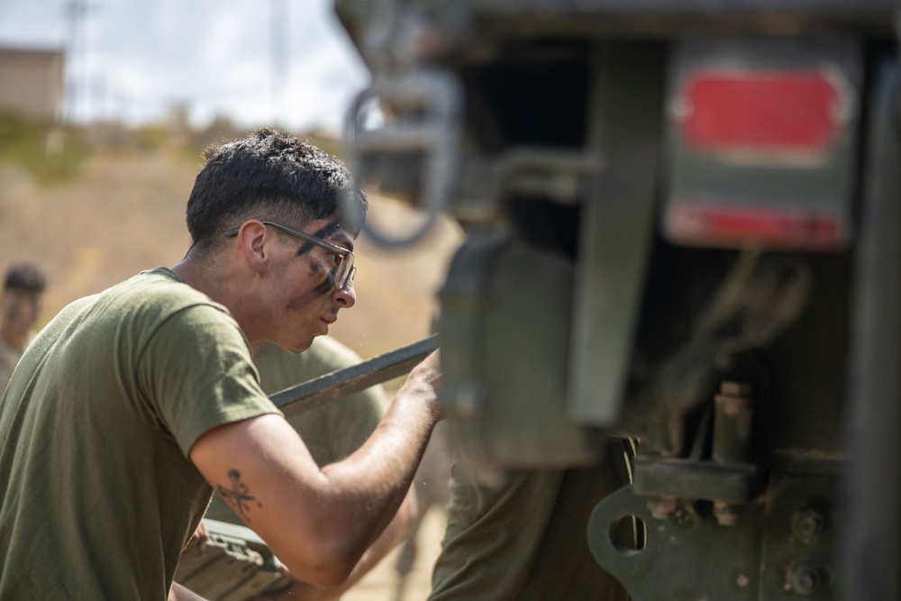Truck Co. Marines compete in motor transportation field meet