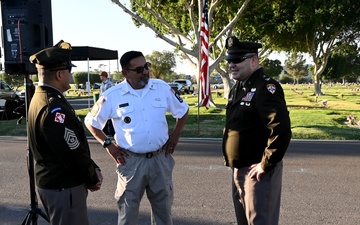 U.S. Army Yuma Proving Ground personnel honor World War II-era Bushmasters