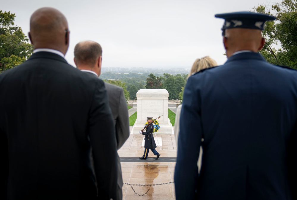 CJCS Observes Changing of the Guard