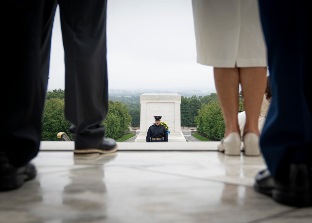 CJCS Observes Changing of the Guard