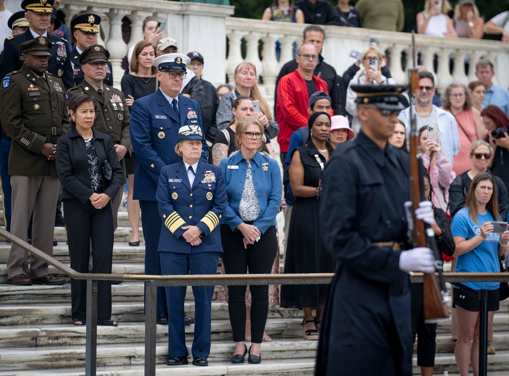 CJCS Observes Changing of the Guard