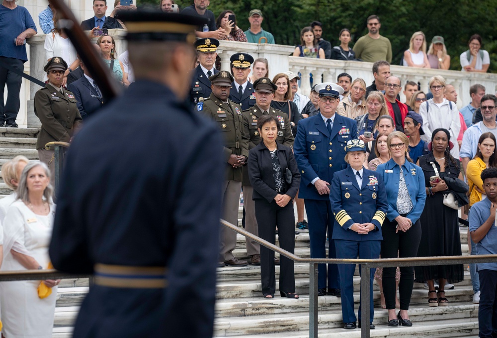 CJCS Observes Changing of the Guard