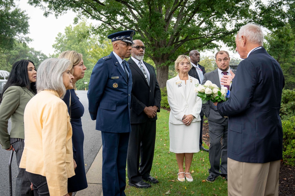 CJCS Participates in Rose Laying Ceremony