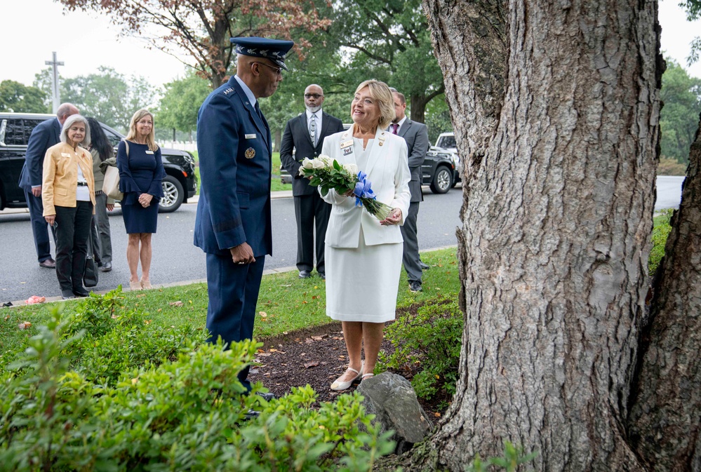 CJCS Participates in Rose Laying Ceremony