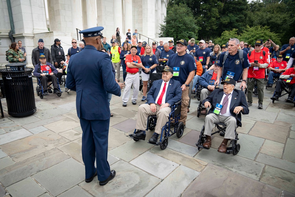 CJCS Speaks with Veterans