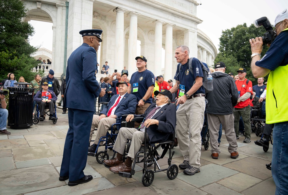 CJCS Speaks with Veterans