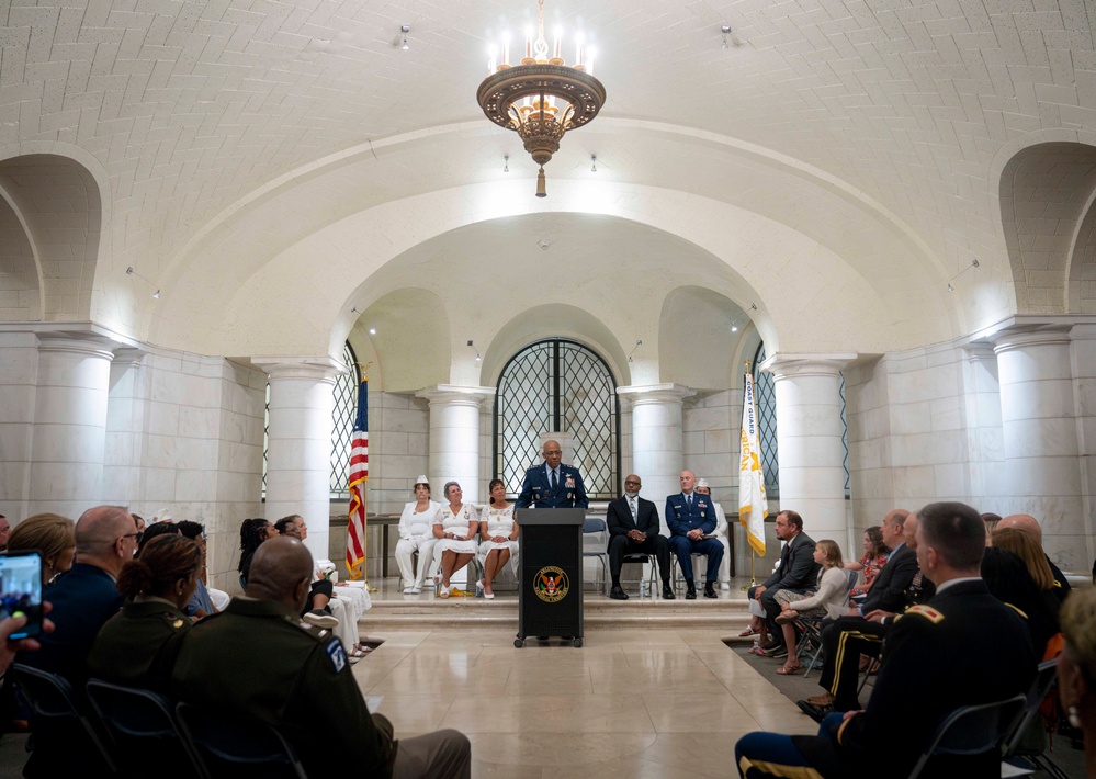 CJCS Participates in Gold Star Mothers Day Ceremony