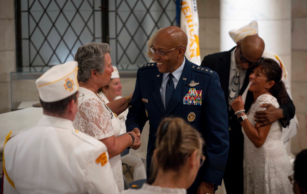 CJCS Participates in Gold Star Mothers Day Ceremony