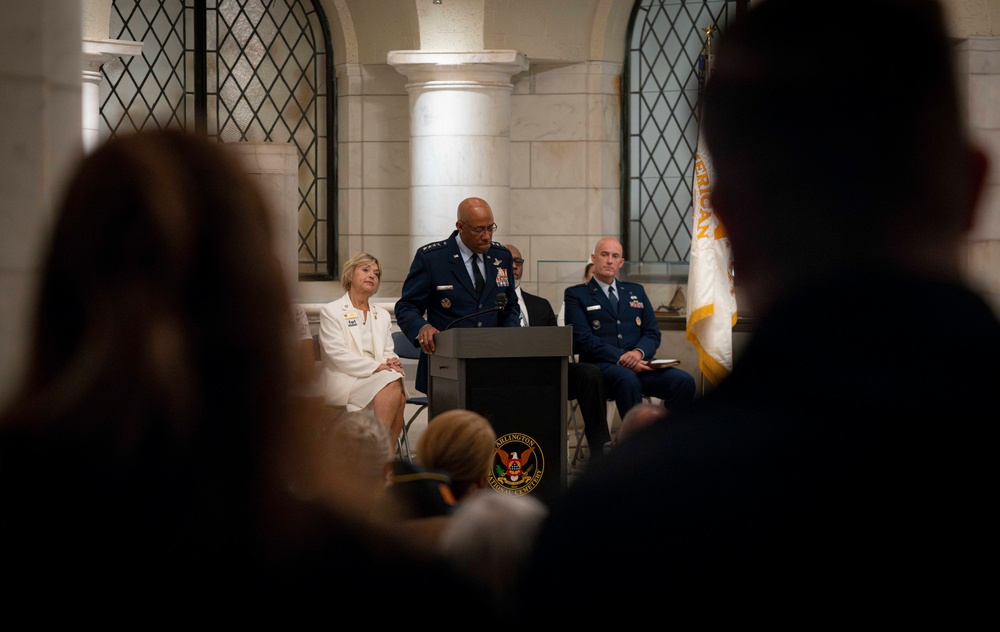 CJCS Participates in Gold Star Mothers Day Ceremony