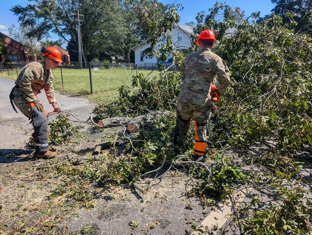 Debris Clearing after Helene