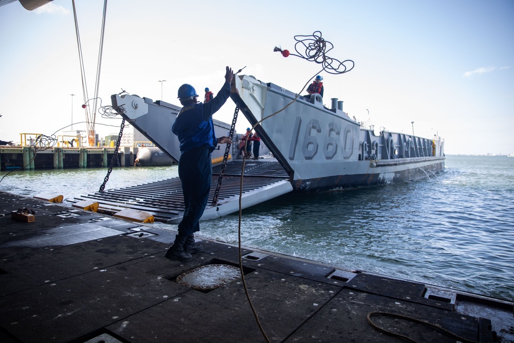 USS Iwo Jima Well Deck Operations